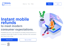 Tablet Screenshot of mobilerefunds.com